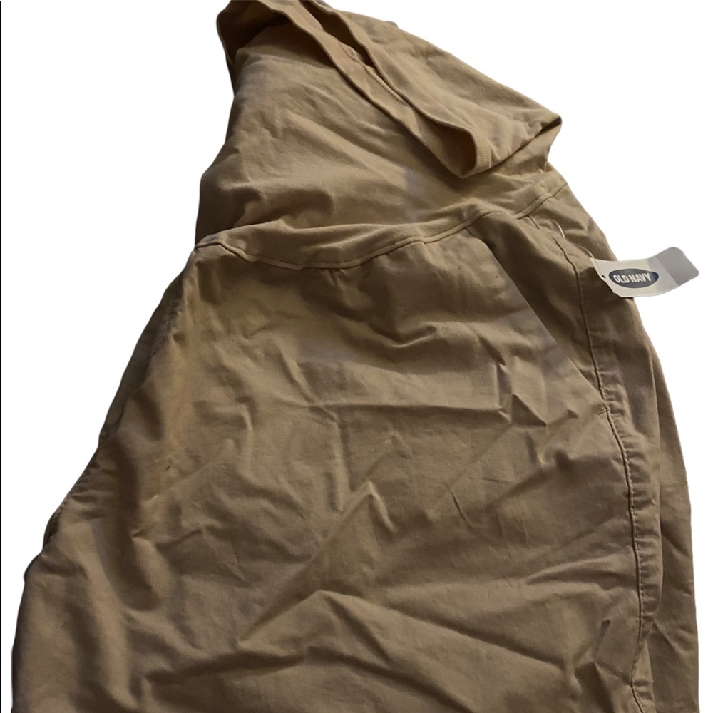 Maternity khaki shorts